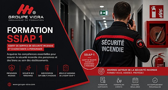 logo Formation Recyclage SSIAP 1 - Agent de Sécurité Incendie