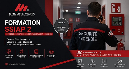 logo Formation Recyclage SSIAP 2 - Chef d'Equipe de Sécurité Incendie