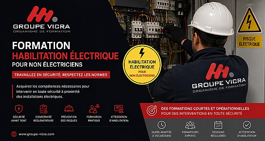logo Formation Formation préparatoire à l’habilitation B0H0V Chargé de Chantier
